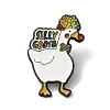 Cartoon Goose Theme Enamel Pin JEWB-Q042-02E-1