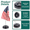 Plastic Mini Flag Stands AJEW-WH0348-103-4