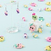 40Pcs 10 Style Handmade Polymer Clay Charms CLAY-LS0001-13-6