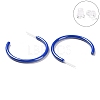 Hypoallergenic Bioceramics Zirconia Ceramic Ring Stud Earrings EJEW-Z023-01D-1