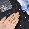 72Pcs 2 Colors Stainless Steel Ear Nuts STAS-HS0001-66-3