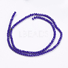 Opaque Solid Color Glass Bead Strands GLAA-F076-A05-2