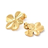Ion Plating(IP) 304 Stainless Steel Stud Earrings EJEW-P258-10G-2