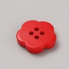 Spray Painted Plastic Buttons FIND-WH0152-394B-04-2