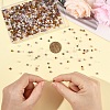 1000Pcs 10 Colors Electroplate Transparent Glass Beads EGLA-YW0005-72A-4