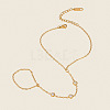 304 Stainless Steel Cable Chain Bracelets MG3461-1
