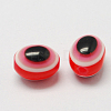 Oval Evil Eye Resin Beads LS-RESI-R160-6x8-05-1