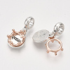 Alloy European Dangle Charms MPDL-S066-094-2