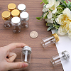 SUNNYCLUE 32Pcs 2 Colors Clear Glass Bottles Bead Containers CON-SC0001-07B-3