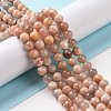 Round Natural Multi-Moonstone Beads Strands G-I176-09-6mm-1