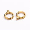 Ion Plating(IP) 304 Stainless Steel Toggle Clasps Parts STAS-D142-04B-G-2