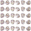 30Pcs Spray Painted ABS Plastic Beads KY-SC0002-10A-1