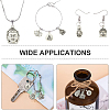 100Pcs 10 Styles Tibetan Style Zinc Alloy Charms TIBEP-CJ0003-08-7