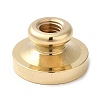 Golden Plated Wax Seal Brass Stamp Head AJEW-C031-01C-3