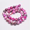 Natural Fire Crackle Agate Beads Strands G-D862-23-10mm-F-2