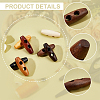 70pcs 7 colors Natural Wood Buttons FIND-NB0005-03B-5
