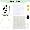 DIY Coaster Punch Needle Embroidery Starter Kits for Beginners DIY-WH20095-002B-2