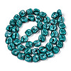 Handmade Milleflori Glass Beads Strands LAMP-M018-01A-10-3