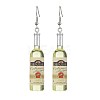 Wine Bottle Resin Dangle Earrings EJEW-JE05878-01-S-1