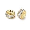 316 Surgical Stainless Steel Rhinestone Spacer Beads STAS-L285-001G-04-1