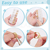 6 Styles Iron & 2Pcs Brass Open Jump Rings IFIN-ME0001-14S-3