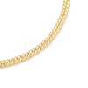 Brass Textured Wavy Open Cuff Bangle Making KK-U043-13G-3