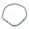 Electroplate Non-Magnetic Synthetic Hematite Beaded Necklaces NJEW-J058-03-1