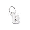 925 Sterling Silver Letter Charms STER-C012-01S-B-1