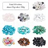 250g 10 Colors Natural & Synthetic Gemstone Beads G-NB0002-58-2