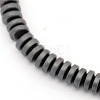 Matte Style Electroplate Non-magnetic Synthetic Hematite Beads Strands X-G-M007-76-1