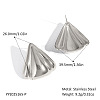 304 Stainless Steel Stud Earrings for Women MO1296-2-1