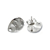 Non-Tarnish 304 Stainless Steel and 201 Stainless Steel Stud Earring Findings STAS-L024-003P-07-2
