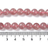 Natural Strawberry Quartz Beads Strands X-G-R435-03-A01-5