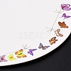 Round Butterfly Jewelry Display Cards CDIS-P007-I01-4
