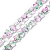 Transparent Glass Beads Strand X1-GLAA-F112-04D-1