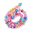 Synthetic Moonstone Beads Strands G-E573-02C-33-3