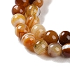 Natural Striped Agate/Banded Agate Beads Strands G-Z060-A01-A09-4
