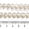 Handmade Imitate Austrian Crystal Faceted Rondelle Glass Beads X-G02YI0P3-3