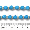 Dyed Natural Howlite Beads Strands G-G023-B01-02A-5