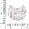 Printed Opaque  Acrylic Pendants FIND-K017-10B-3