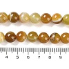 Natural Striped Agate/Banded Agate Beads Strands G-Z060-A01-C09-5
