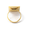 Stainless Steel Tarot Card Adjustable Ring for Women RJEW-WH0001-018G-06-2
