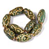 Vintage Handmade Porcelain Beads PORC-Q008-12B-2