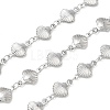 Rack Plating 304 Stainless Steel Shell Shape Link Chains CHS-N009-03P-1