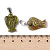 Natural Unakite Pendants G-B127-10P-07-4