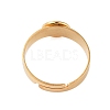 Adjustable 304 Stainless Steel Finger Rings Components X-STAS-F149-21G-B-3