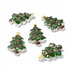 Christmas Themed Opaque Resin Cabochons CRES-P022-15-1