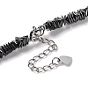 Chip Synthetic Non-magnetic Hematite Beaded Necklaces NJEW-Q341-02-3