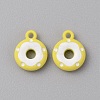 Frosted Painted Colored Alloy Pendants FIND-TAC0010-82K-1