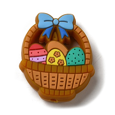 Easter Silicone Focal Beads SIL-A006-08B-1